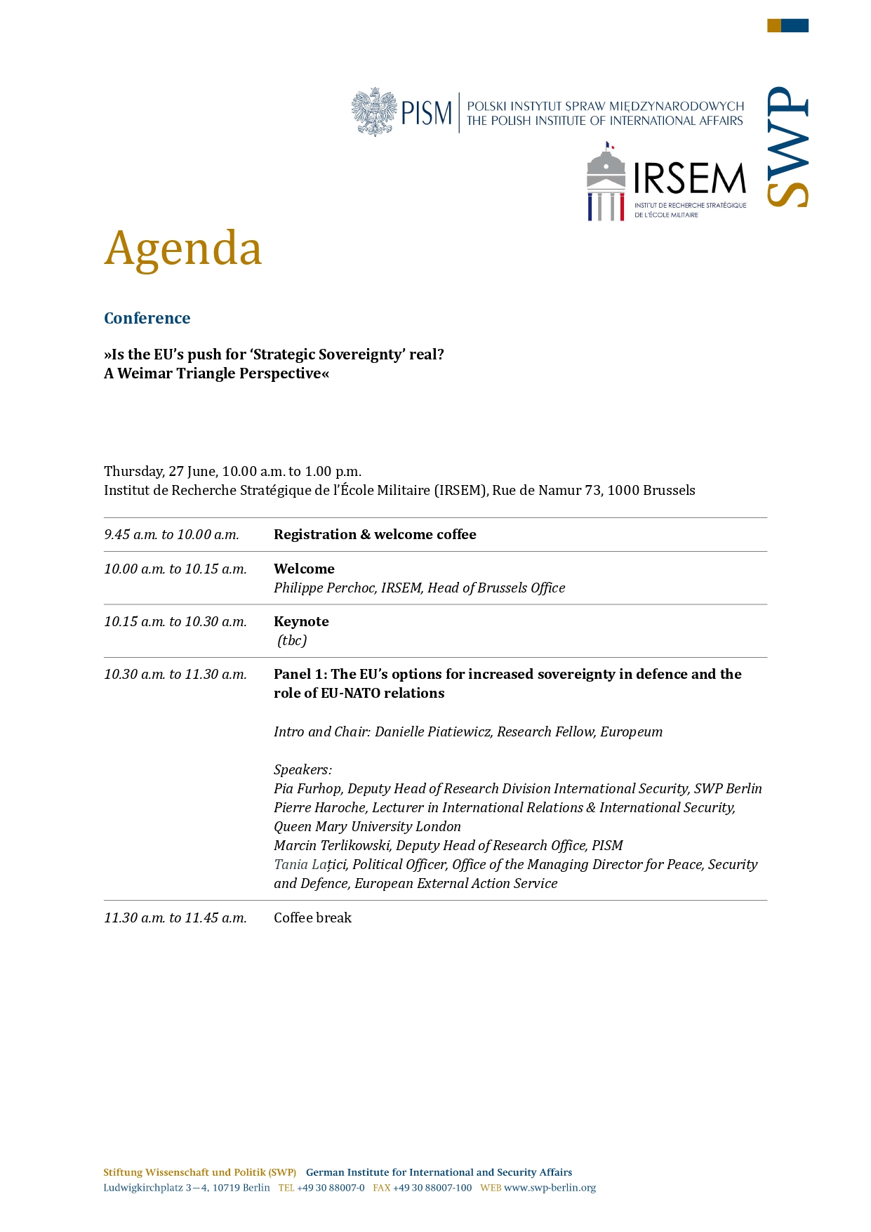 240627 Agenda Strategic Sovereignty99 Page 0001