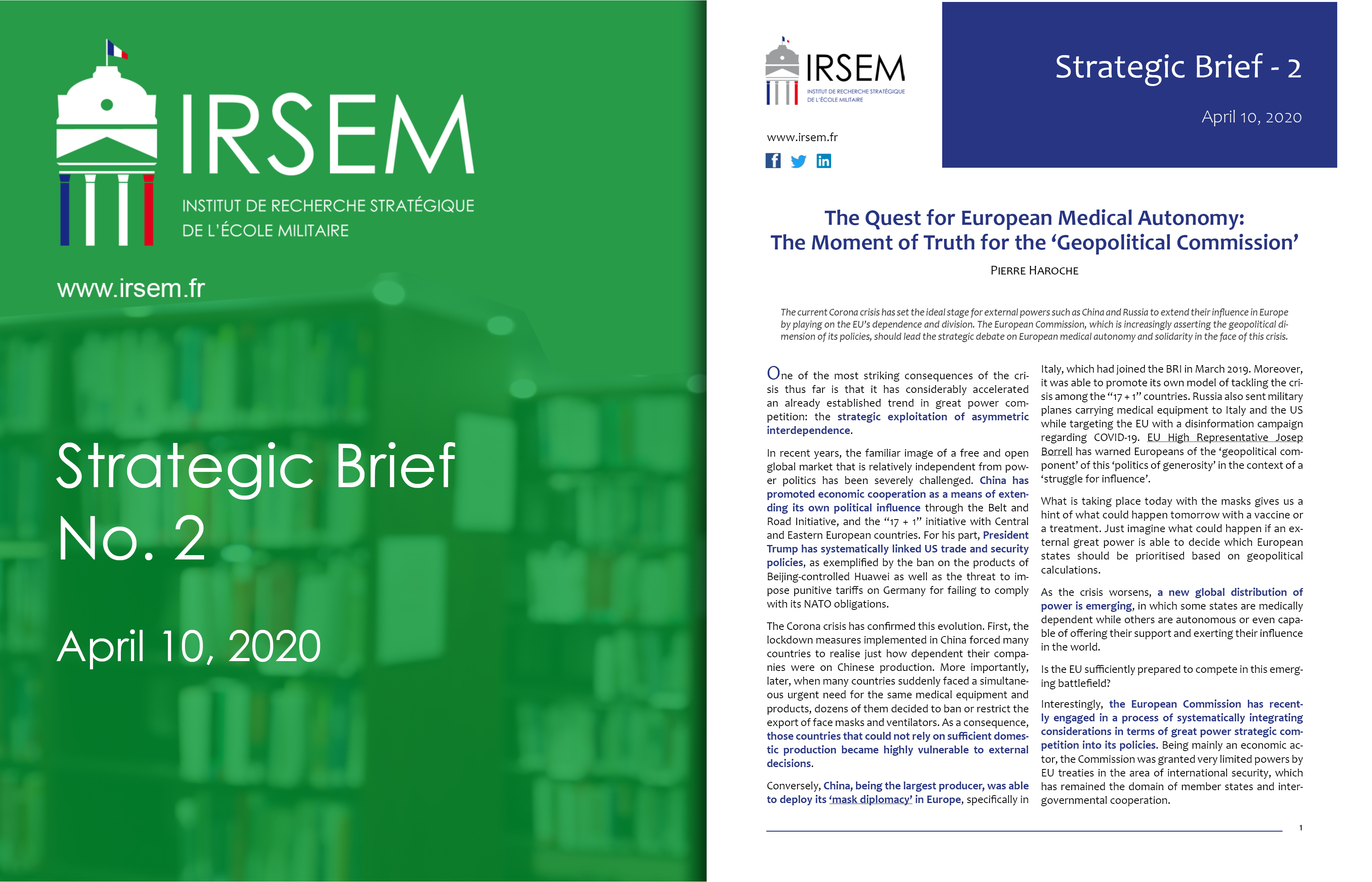 A La Une La Strategic Brief No2