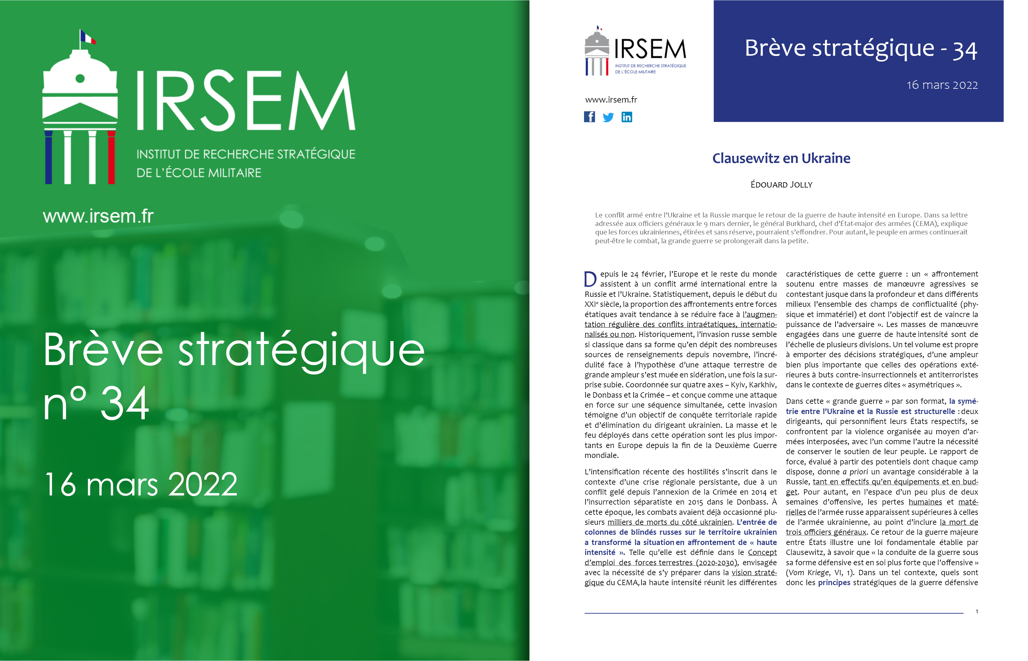 Visuel BS 34 Jolly Clausewitz En Ukraine