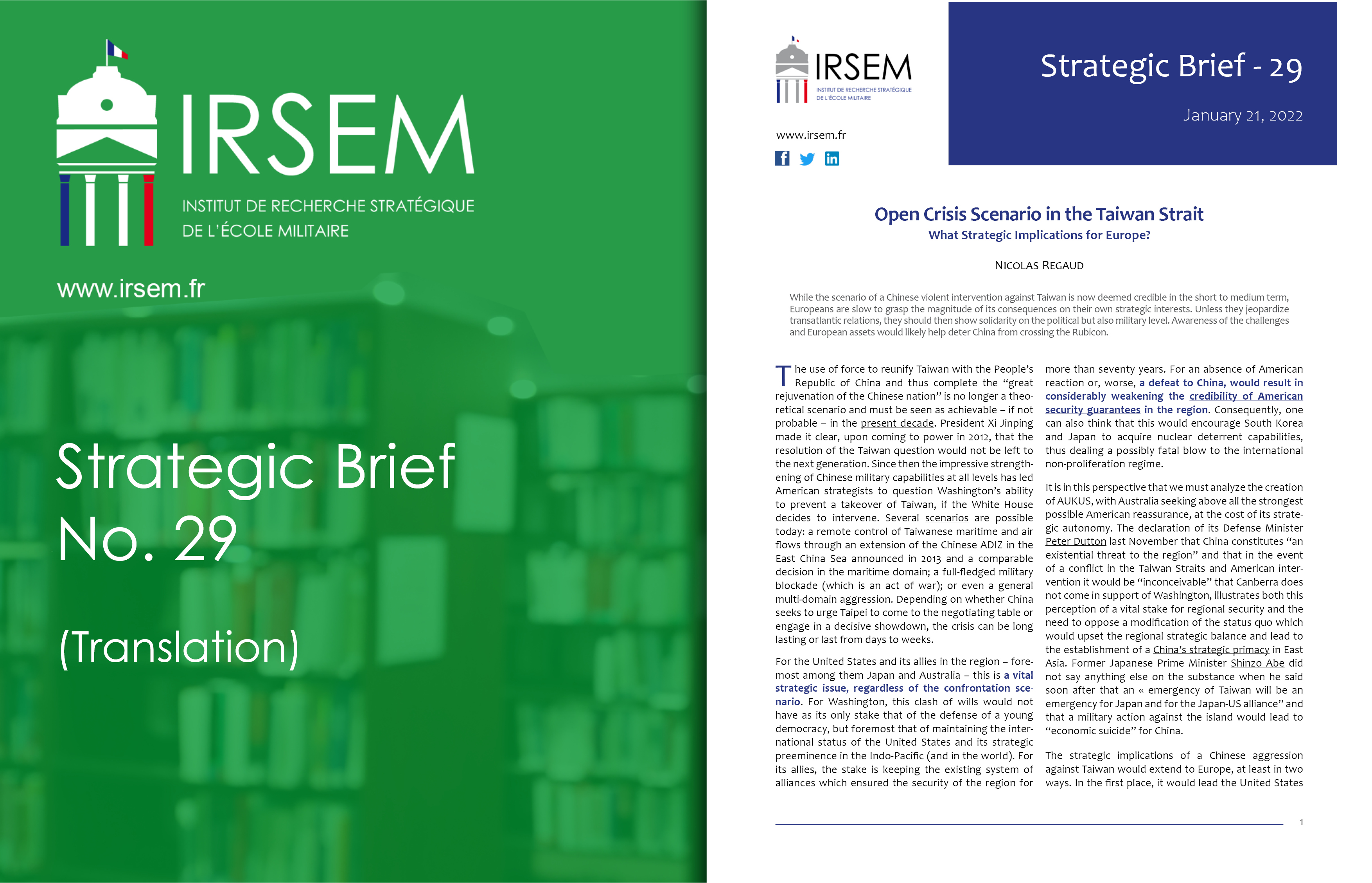 Visuel SB 29 Regaud Tai Wan EN