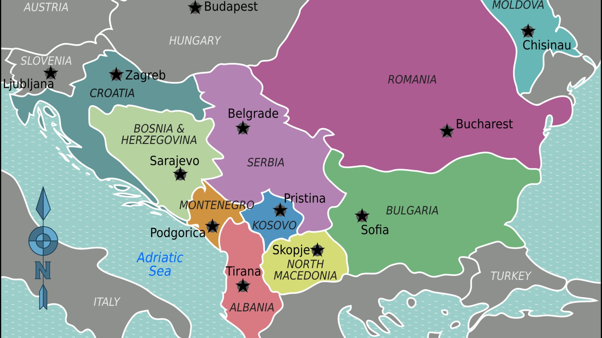Le positionnement stratégique des Etats des Balkans occidentaux face aux puissances extérieures