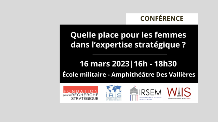 Conférence - Quelle place pour les femmes dans l’expertise stratégique ?