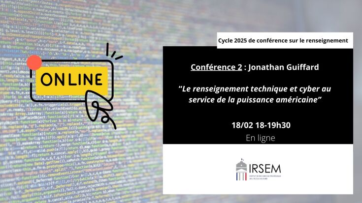 Cycle 2025 de conférence sur le renseignement - Conférence 2 (en ligne)