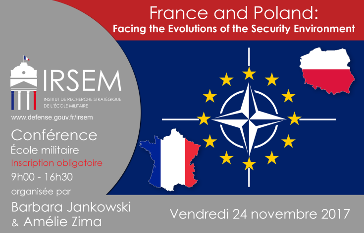 Conference the 24 November 2017: France and Poland: Facing the Evolutions of the Security Environment